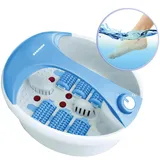 Syntrox Germany - Fußsprudelbad & Fußmassage Relexo 450 Watt/Heizfunktion 4‐in‐1 Fußmassagegerät mit Vibrations- & Luftblasenmassage, Infrarot‐, Rotlicht & Reflexzonenmassage