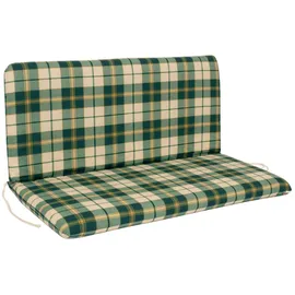 DEGAMO Bankauflage 98 x 88 cm grün/beige kariert 1 St.