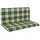 DEGAMO Bankauflage 98 x 88 cm grün/beige kariert 1 St.