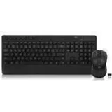 Act Wireless keyboard and mouse bundle Qwerty silent click eco-friendly made - Schwarz