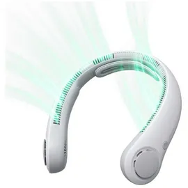 JISULIFE Nackenventilator 4 5000mAh Tragbarer USB-Nackenventilator -