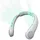 JISULIFE Nackenventilator 4 5000mAh Tragbarer USB-Nackenventilator -