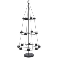 Home Affaire Teelichthalter »Christbaum«, Weihnachtsdeko«, Höhe 120 cm, schwarz