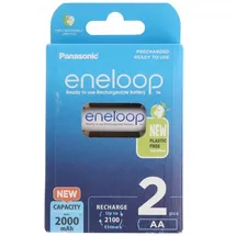 Panasonic eneloop Standard Akku AA 2er-Blister BK-3MCCE/2B und 1x AccuCell AccuSafe