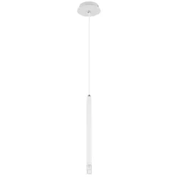 Hängelampe Pendellampe Esstischleuchte weiß Wohnzimmerlampe satiniert H 120 cm