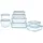 Pyrex Frischhaltedose transparent 1,1 l 8-teiliges Set