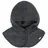 Joha Baby Kinder Unisex Schalmütze aufknöpfbar Balaclava Merino-Wolle, Größe:45, Farbe:koks Melange - 45