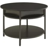 [en.casa] Couchtisch, Kandas mit Hebeplatte 70x49 cm, Schwarz, [en.casa]