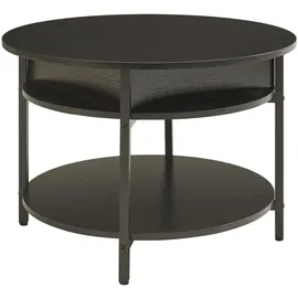 [en.casa] Couchtisch, Kandas mit Hebeplatte 70x49 cm, Schwarz, [en.casa]