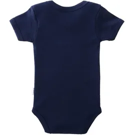 LILIPUT Body "Whale Captain", Mädchen, Gr. 50/56, EURO-Größen, blau (blau, weiß), 100% Baumwolle, bedruckt, kurz, Rundhals, Bodys Body, mit niedlichem Frontprint