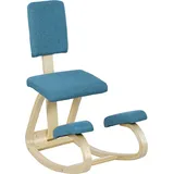 Ergonomischer Kniestuhl Kniehocker Gesundheitsstuhl Meditation Dunkelblau