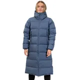 Bergans Damen Urban Down Long Mantel (Größe L, blau)