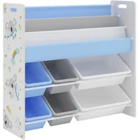 [en.casa] Kinderregal Rødøy 78x86x27 cm mit Koala Motiv