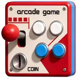 Retro-Arcade-Schalttafel, Arcade-Lichtschalter-Abdeckplatte für Einzeltoggle mit beweglichem Hebel und Knöpfen, Vintage-Arcade-Wandplatten-Dekor mit farbigen Knöpfen, Joystick-Wandplatten (1pcs)