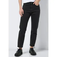 Noisy May Moni Straight Fit Hochtaillierte Jeans - Black