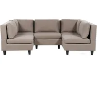 Beliani, Sofa + Bettsofa, Unstad (Modular Sofa)