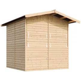 TIMBELA Marktbude 2,53 x 2,63 m Beige