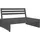 vidaXL 2-tlg. Garten-Lounge-Set Grau Massivholz Kiefer