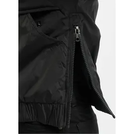 URBAN CLASSICS Ladies Sherpa Mix Pull Over Jacket - Schwarz - S