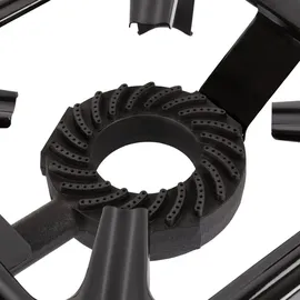 BBQ-Toro Gaskocher 40 x 40 x 15 cm Gusseisen schwarz