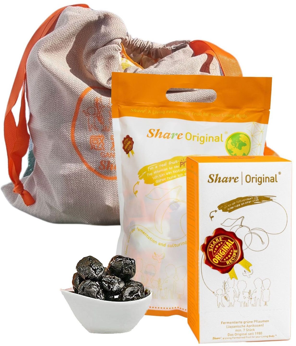 Share Original fermentierte Pflaumen 500 g