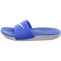 Nike Kawa Slide (Gs/Ps) Dusch Badeschuhe, Blau Hyper Cobalt White 400, 29.5