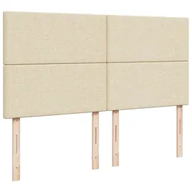 vidaXL Boxspringbett 180 x 200 cm Creme
