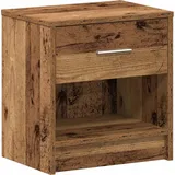 vidaXL Nachtschrank mit Schublade 39 x 28 x 41 cm Grau