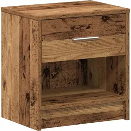 vidaXL Nachtschrank mit Schublade 39 x 28 x 41 cm Grau