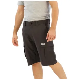 HELLY HANSEN HH QD Cargo Shorts 11", Ebenholz, 30