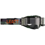 Leatt Velocity 6.5 motocross goggle with double anti-fog lens and Roll-Off... Crossbrille - Grün/Schwarz/Grau/Orange Klar