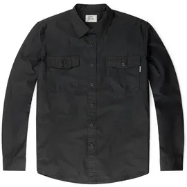 Vintage Industries Langarmhemd Schwarz XXL