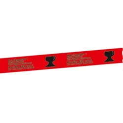 Aufkleber Packband Bruchgefahr! Nicht werfen!, Folie, 50 mm x 66 m