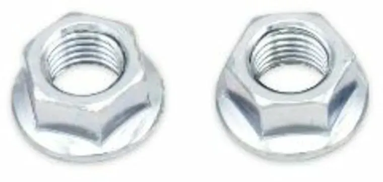 Bolt Geflanschmutter M10x1,25mm Kopf 14mm Stahl 10 Stück
