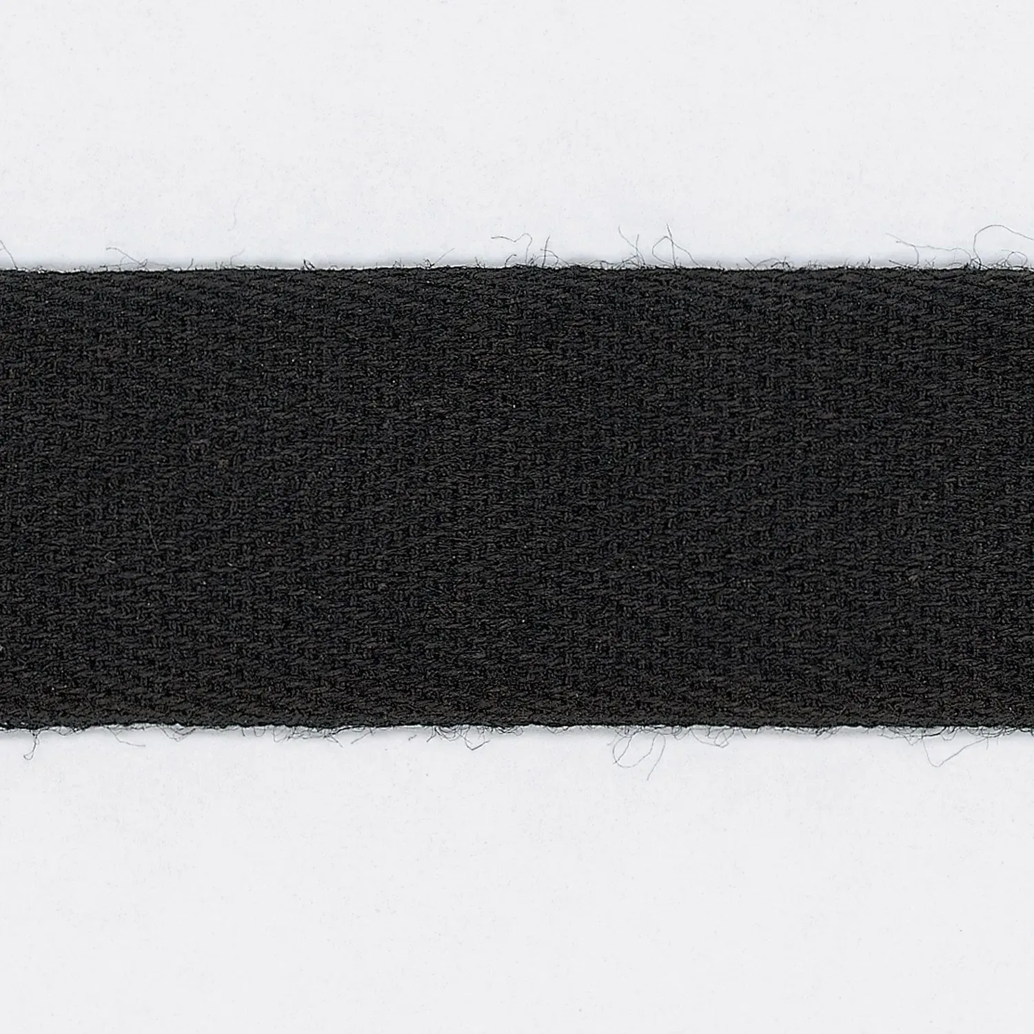 Köperband, Baumwolle 15 mm | schwarz  | 100 m, Nylon
