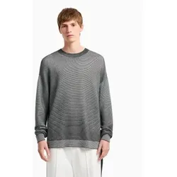 Armani Exchange für Herren. XM000183AF11960FB036 Pullover mit Rundhalsausschnitt (XXL), Schwarz, Lässig, Baumwolle