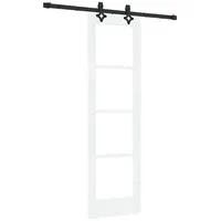 vidaXL Schiebetür rechts 61 x 198,5 cm weiß
