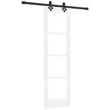 vidaXL Schiebetür rechts 61 x 198,5 cm weiß
