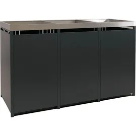 MCW Mülltonnenverkleidung O67 125 x 84 cm anthrazit