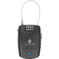 M-Wave Lock'n'Roll Alarm Schwarz/Blau Kabelschloss