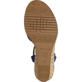 TAMARIS Keilsandaletten Damen Blau 39