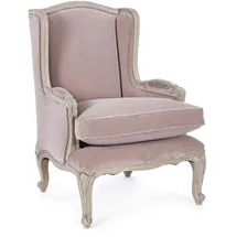 BIZZOTTO Sessel Lorelie Samt rosa