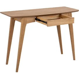 VCM Woodstock Schreibtisch 1 Schublade Natur. | Naturbelassen