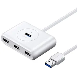 Ugreen USB 3.2 Gen 1 HUB 4x USB Verteiler Super Speed Adapter USB-HUB, weiß