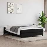 vidaXL Boxspringbett 140 x 200 cm schwarz