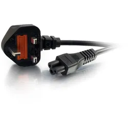 C2G Laptop Netzkabel - Stromkabel - IEC 60320 C5 zu BS 1363 (M)