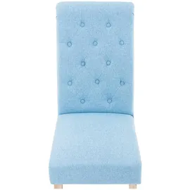 FROMM & STARCK Polsterstuhl 2er Set bis 180 kg Hochlehner Esszimmerstuhl himmelblau