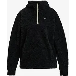 ROXY Damen Rolli WAVES OF WARMTH SHERPA HOODIE, TRUE BLACK, XS