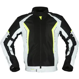 Modeka Khao Air Textiljacke Schwarz/Grau/Gelb L