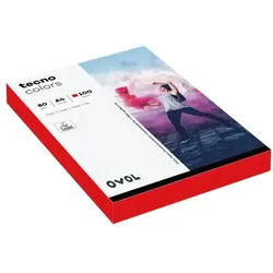 Inapa tecno Farbige Papiere »Rainbow / tecno Colors« rot